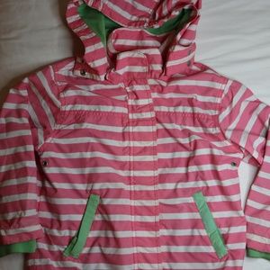 Mini Boden Girls Striped Jacket